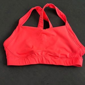 Old Navy Cross back sports bra M (neon pink)